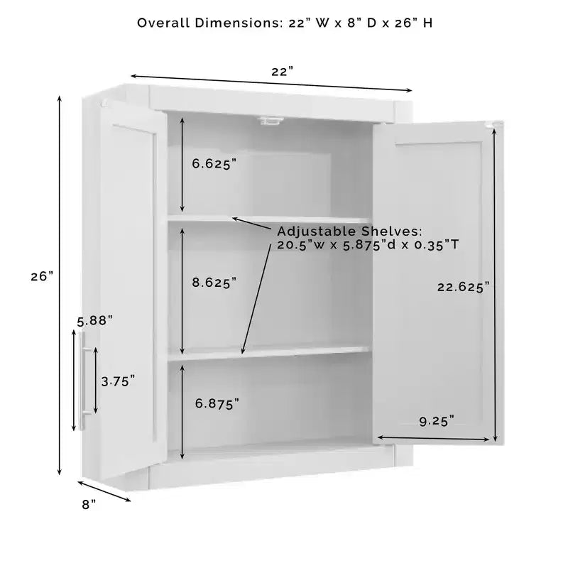 Armoire murale de rangement