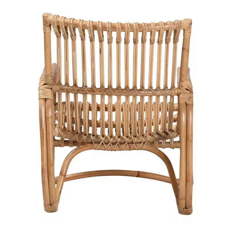 Fauteuil de salon en rotin naturel