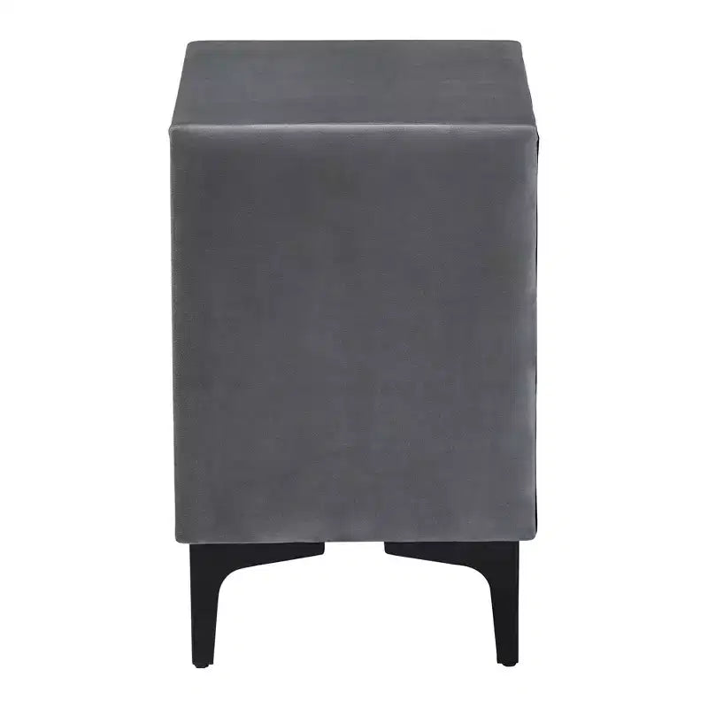 Table de chevet en velours