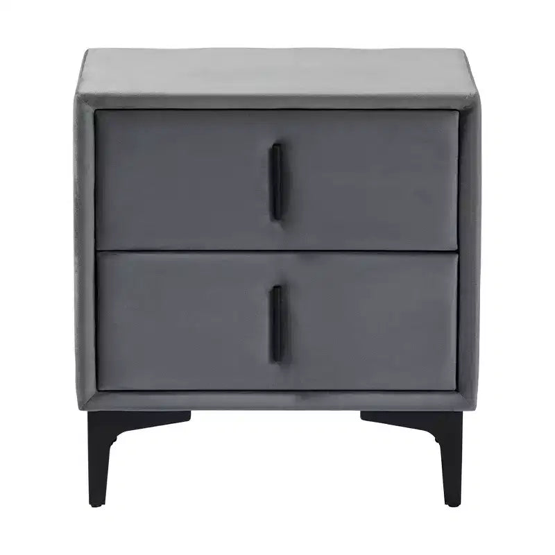Table de chevet en velours