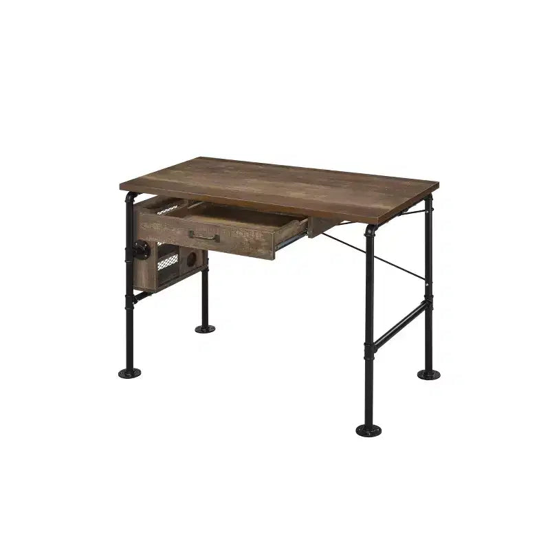 Bureau à piétement métallique