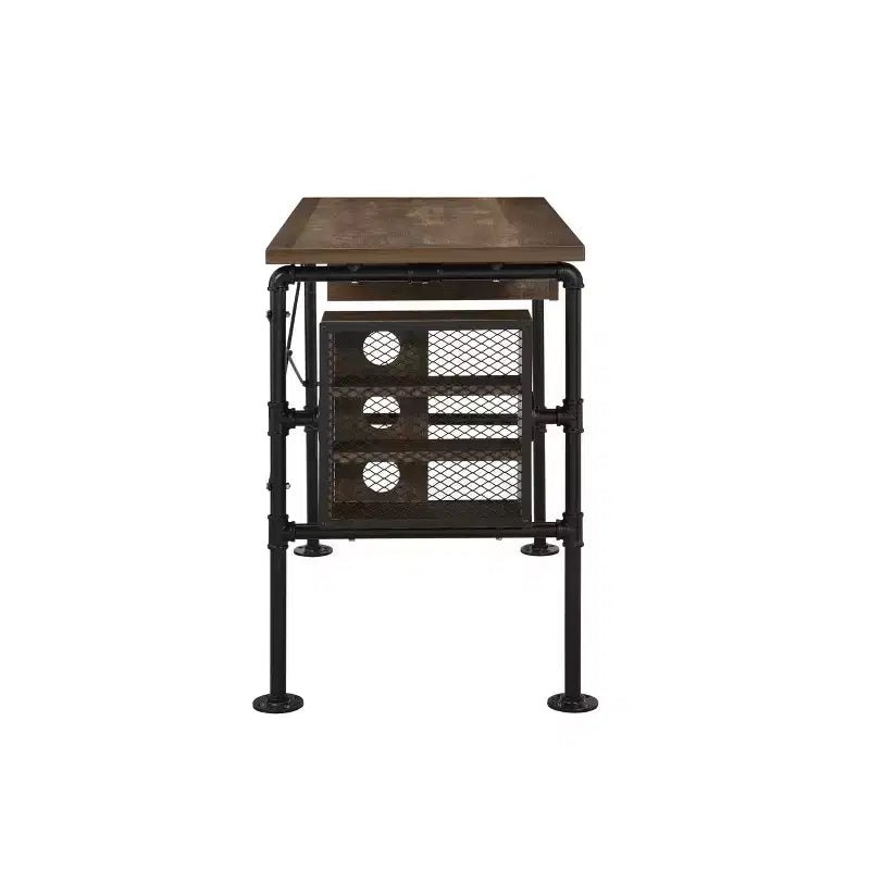 Bureau à piétement métallique