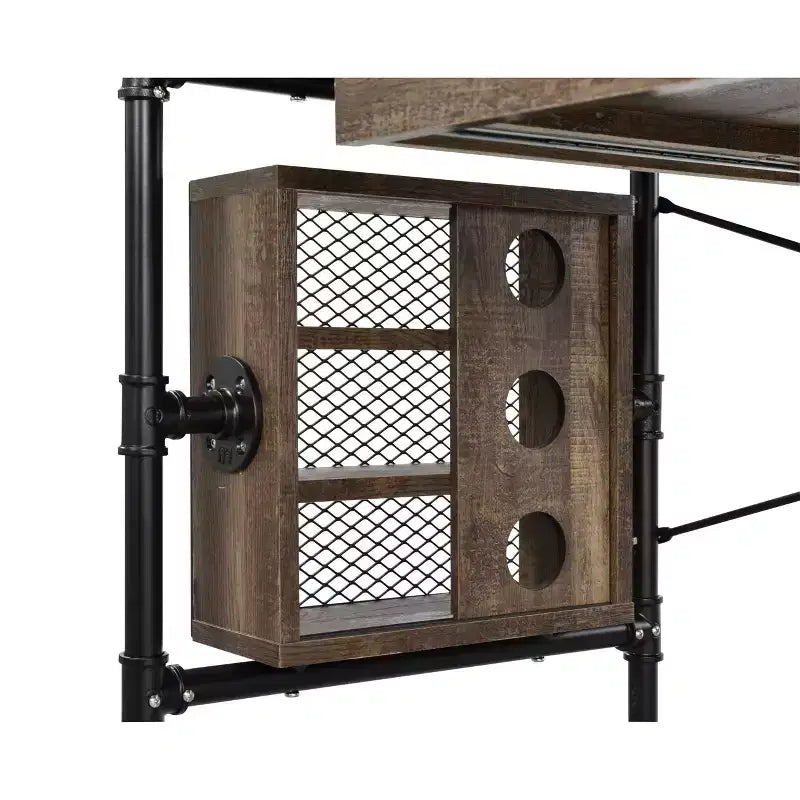 Bureau à piétement métallique