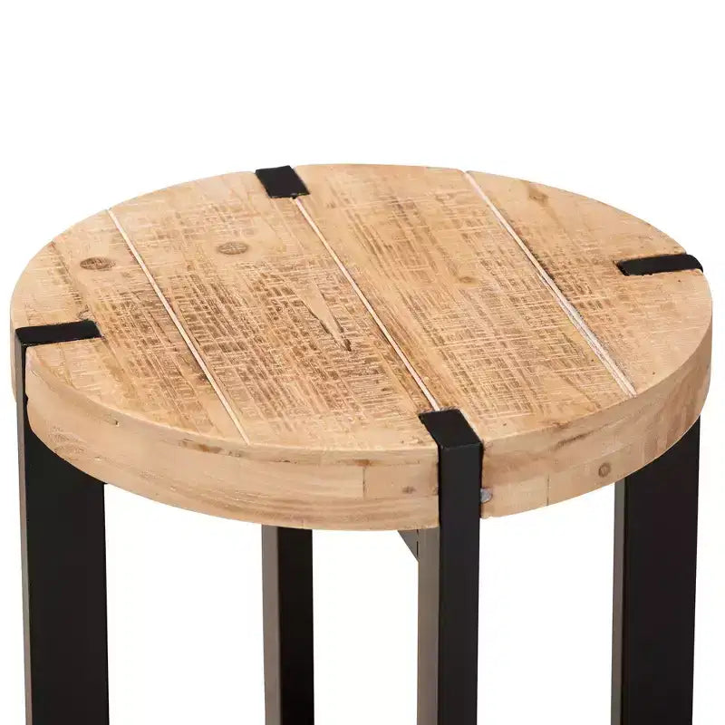 Table d'appoint en métal