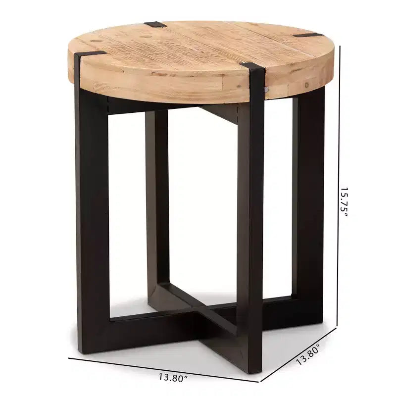Table d'appoint en métal