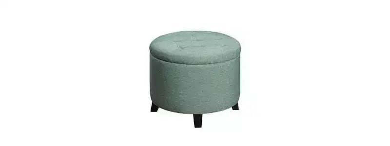 Repose-pieds de rangement rond
