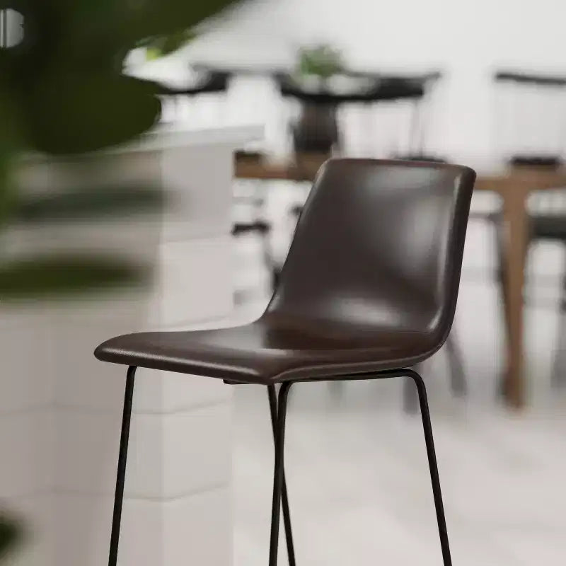 Tabouret baquet haut pour comptoir de bar