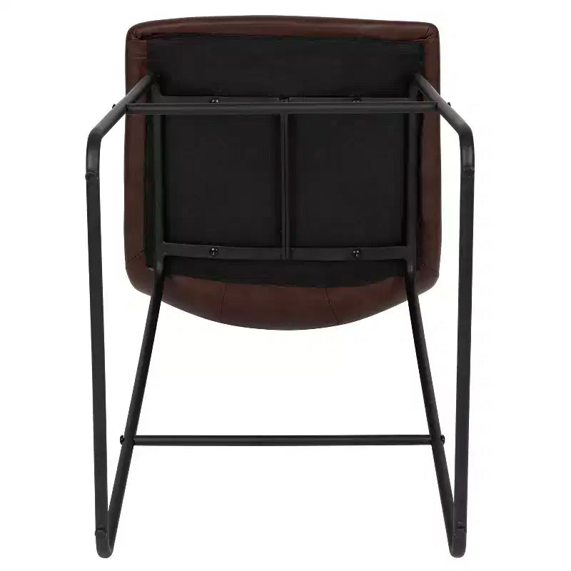 Tabouret baquet haut pour comptoir de bar