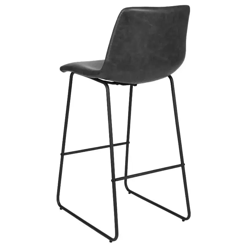 Tabouret baquet haut pour comptoir de bar