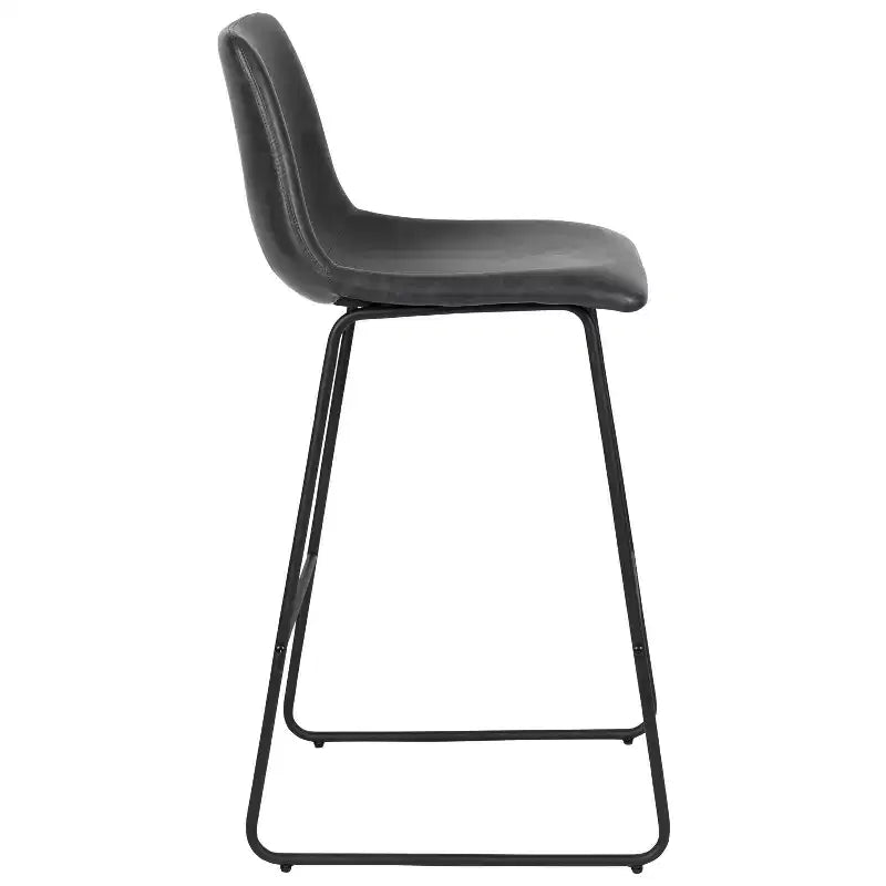 Tabouret baquet haut pour comptoir de bar