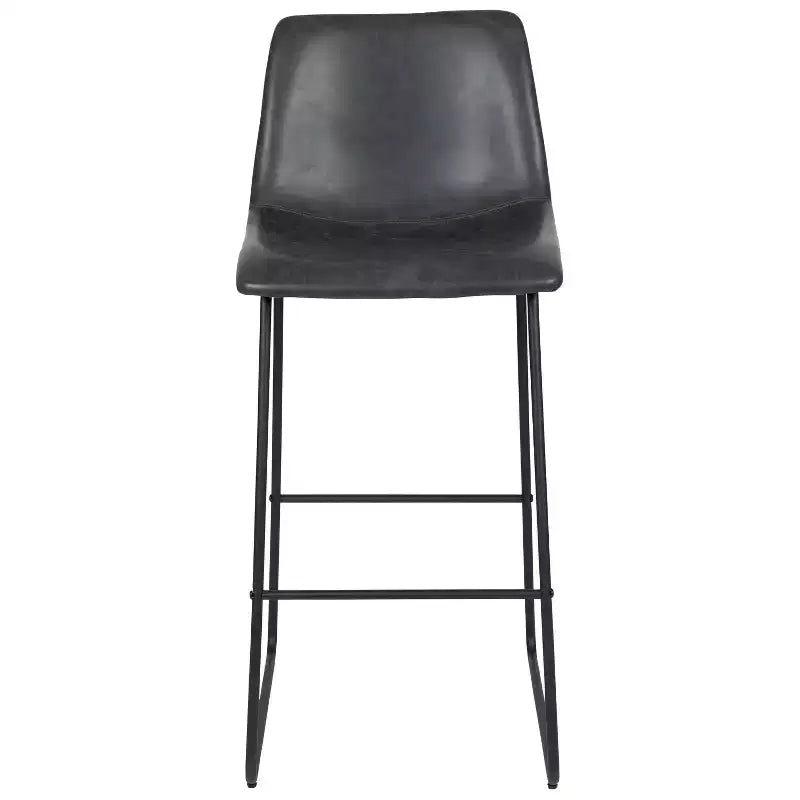 Tabouret baquet haut pour comptoir de bar