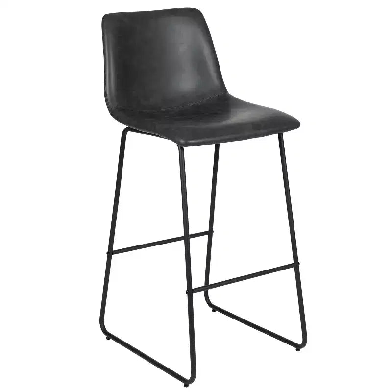 Tabouret baquet haut pour comptoir de bar