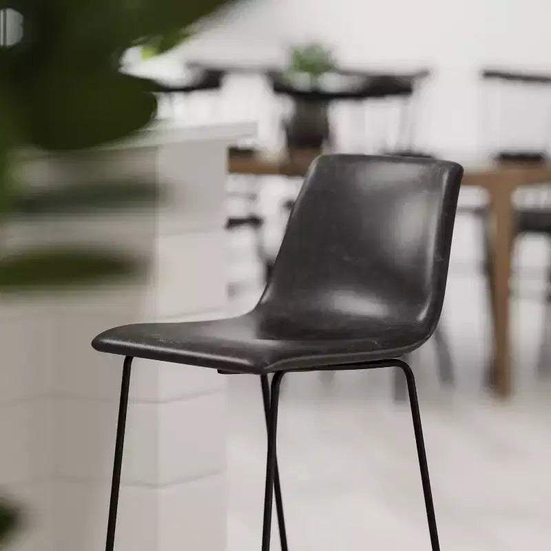Tabouret baquet haut pour comptoir de bar