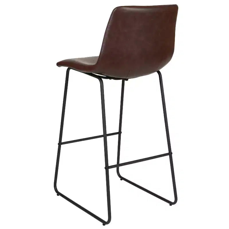 Tabouret baquet haut pour comptoir de bar