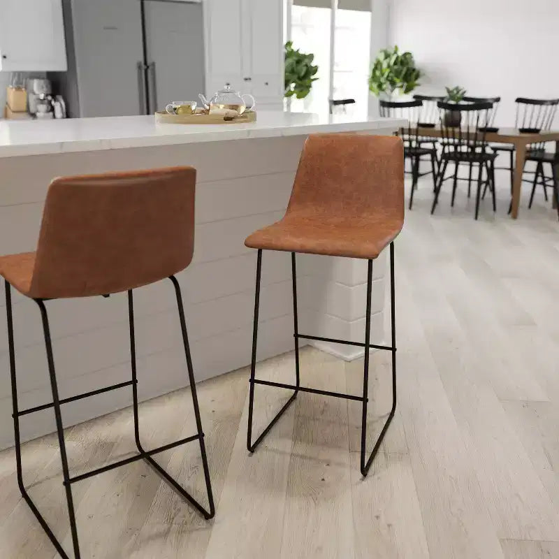 Tabouret baquet haut pour comptoir de bar