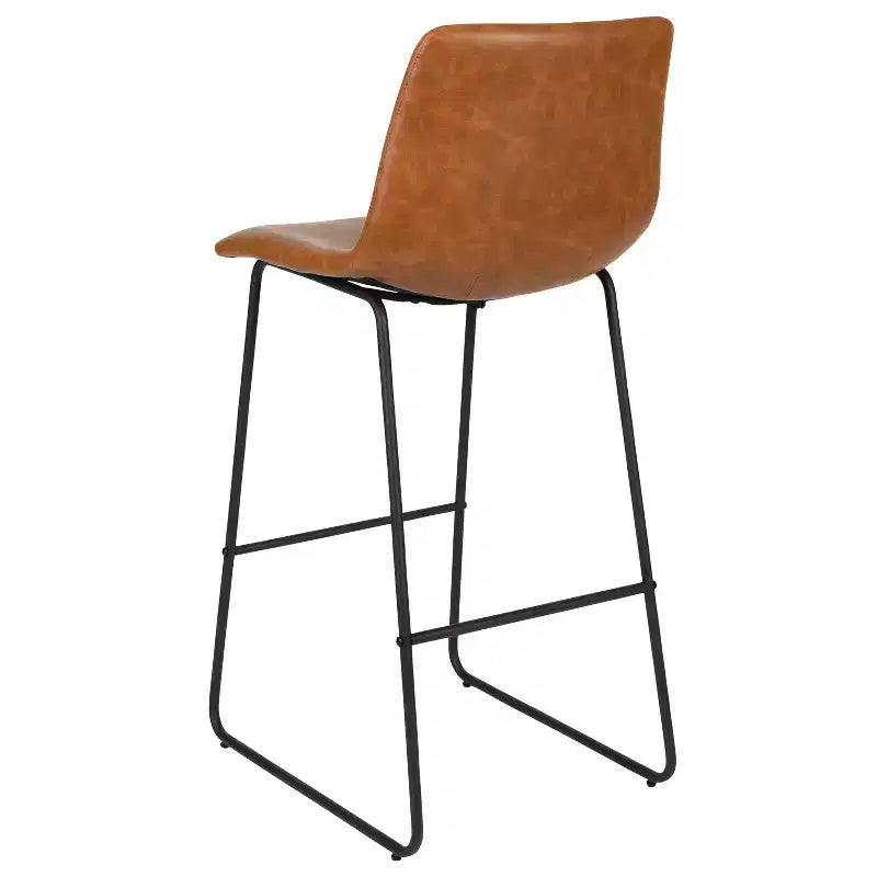 Tabouret baquet haut pour comptoir de bar