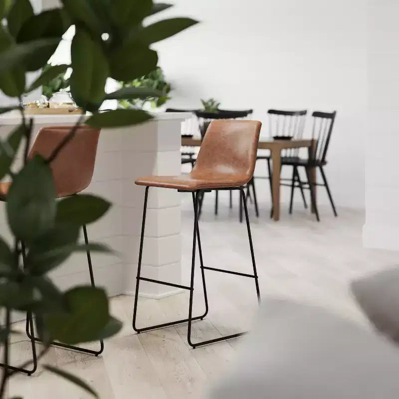 Tabouret baquet haut pour comptoir de bar