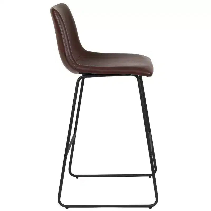 Tabouret baquet haut pour comptoir de bar