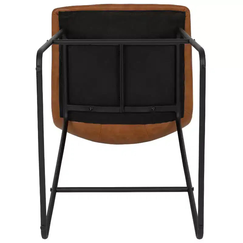 Tabouret baquet haut pour comptoir de bar
