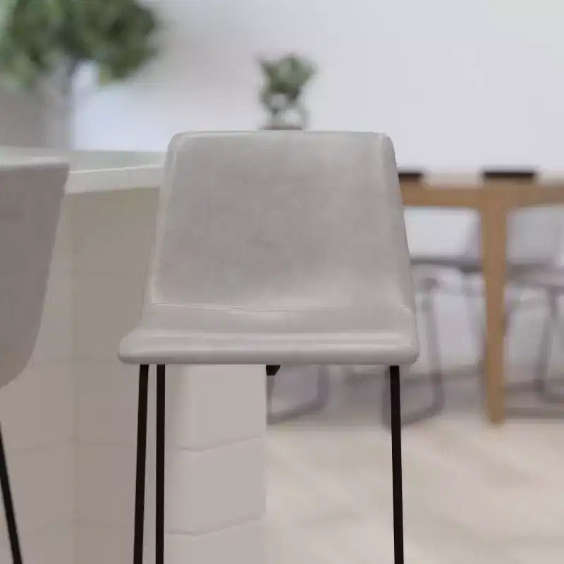 Tabouret baquet haut pour comptoir de bar