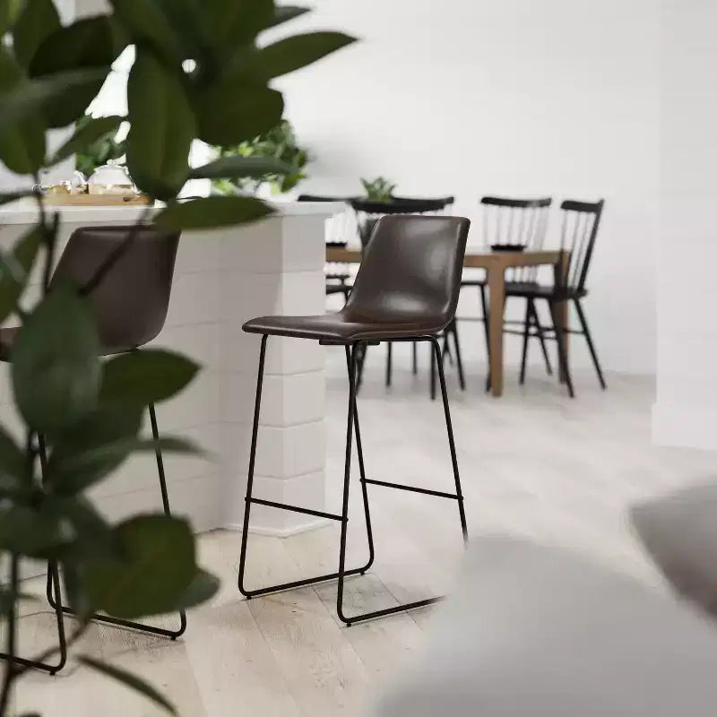 Tabouret baquet haut pour comptoir de bar