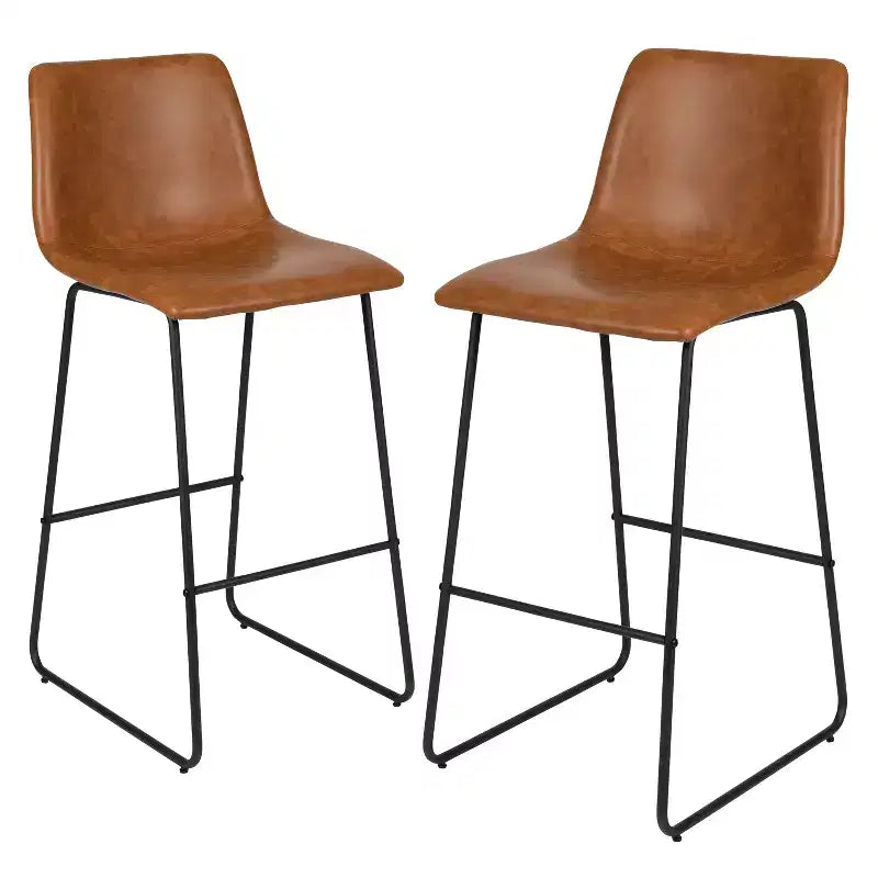 Tabouret baquet haut pour comptoir de bar
