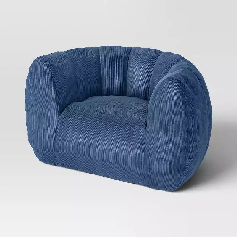 Fauteuil club enfant en velours côtelé