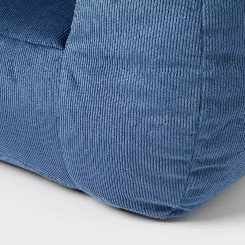 Fauteuil club enfant en velours côtelé