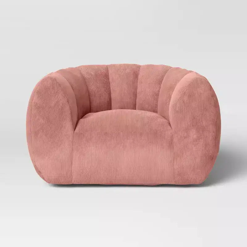 Fauteuil club enfant en velours côtelé