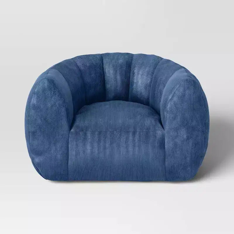 Fauteuil club enfant en velours côtelé