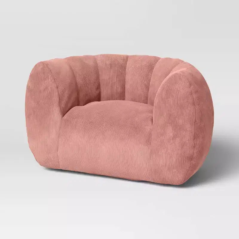 Fauteuil club enfant en velours côtelé
