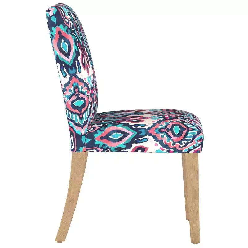 Chaise de salle à manger motif Damas