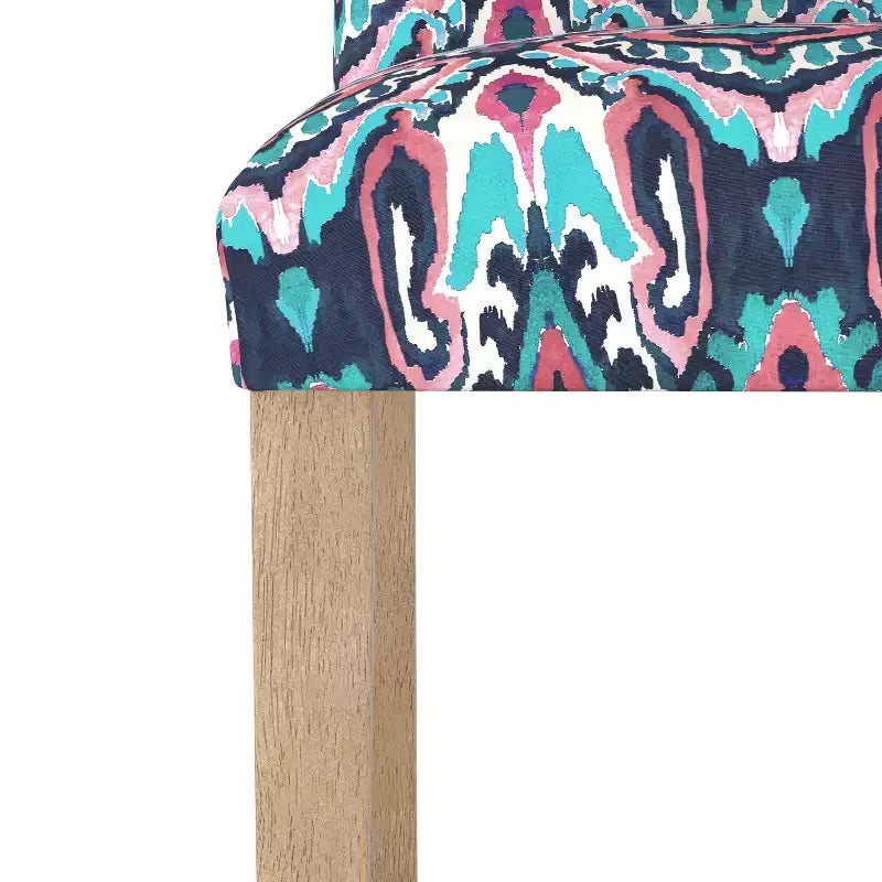 Chaise de salle à manger motif Damas