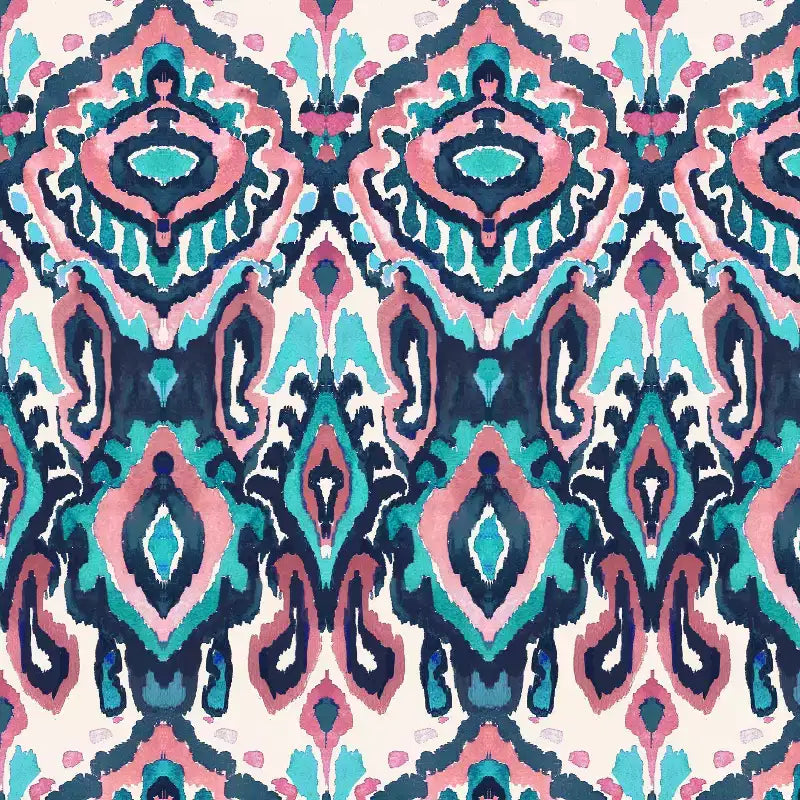 Chaise de salle à manger motif Damas
