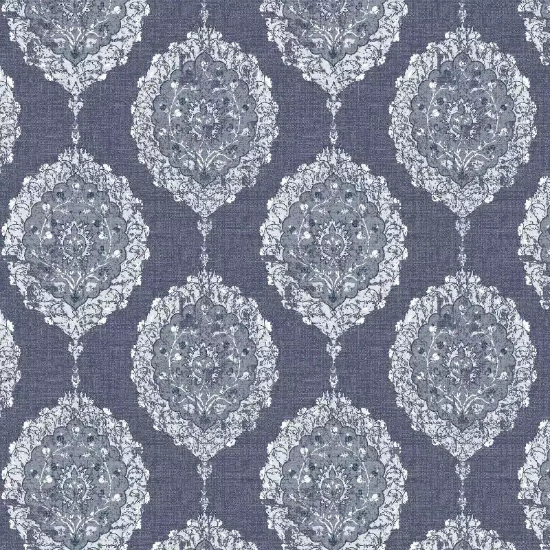 Chaise de salle à manger motif Damas