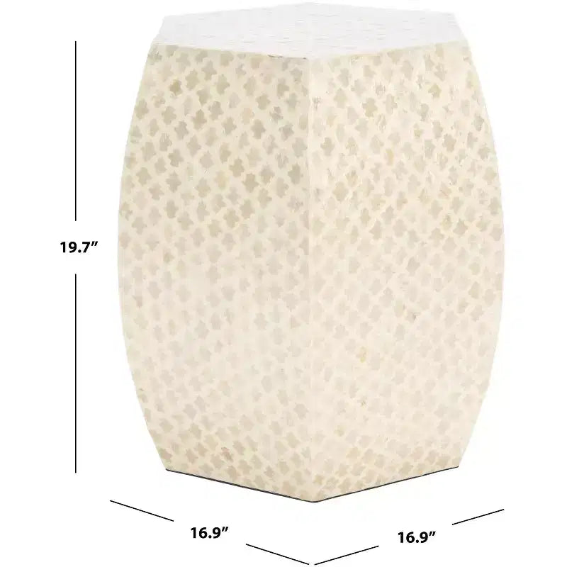 Table d'appoint blanche
