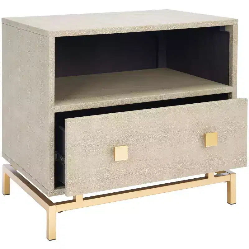 Table de chevet à 1 tiroir et 1 niveau