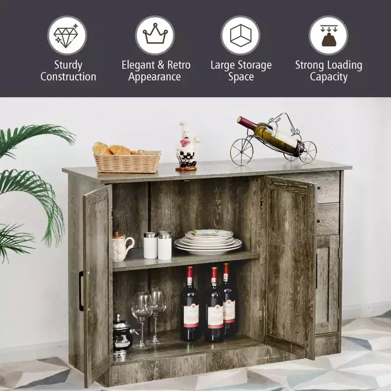 Vestiaires à buffet