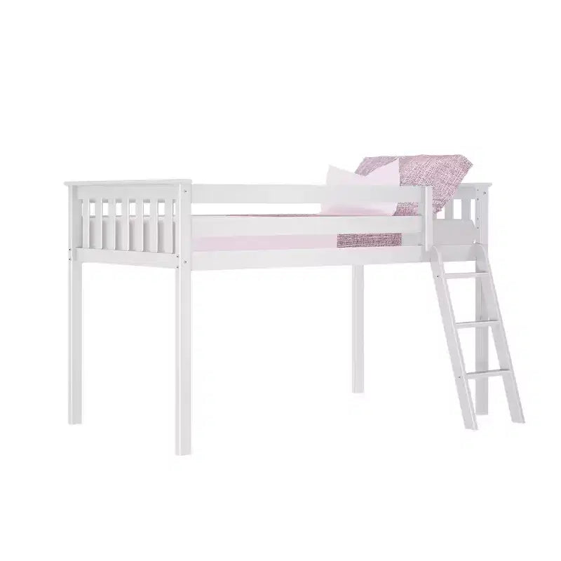 Lit mezzanine en bois massif