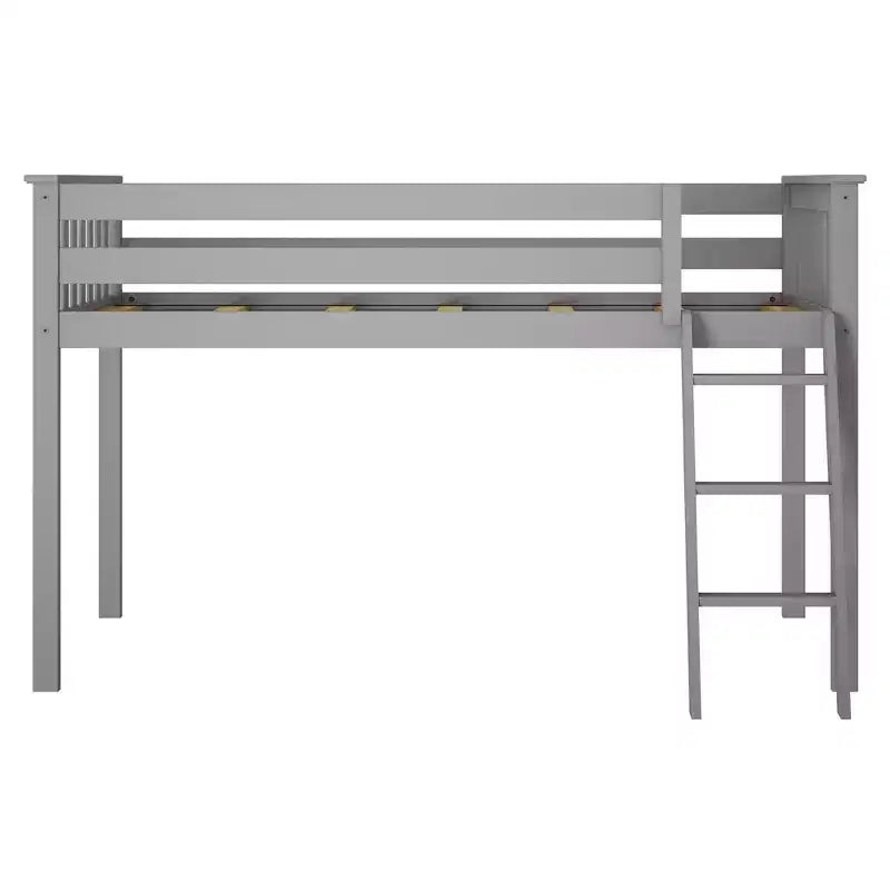 Lit mezzanine en bois massif