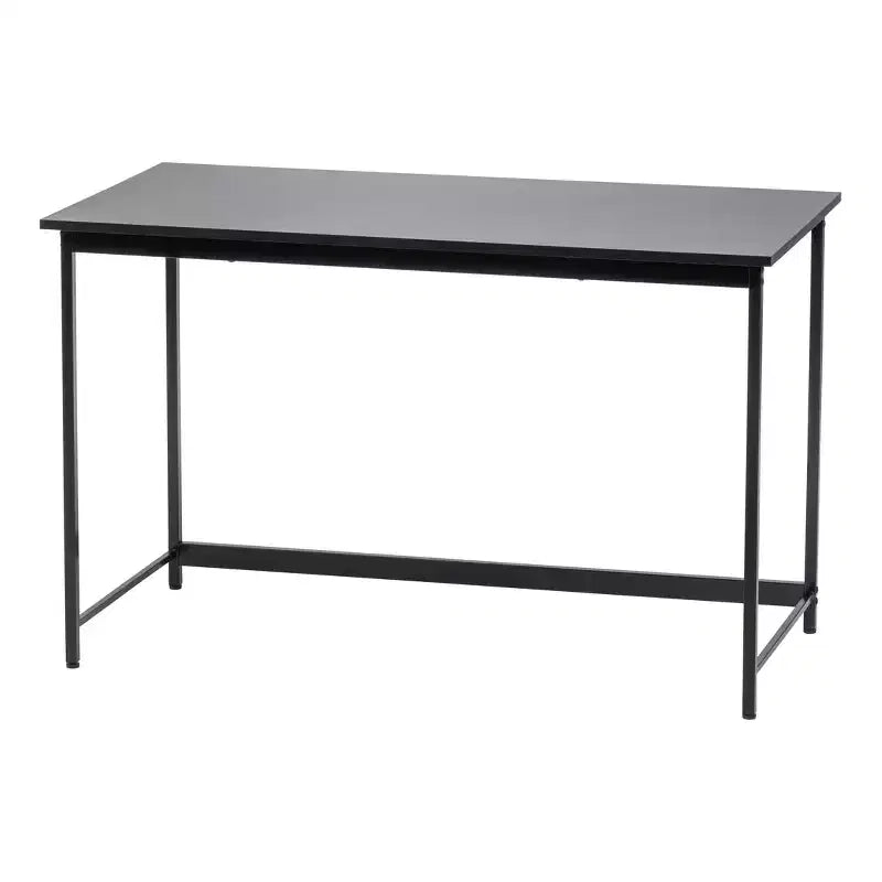 IRIS USA Simple Design Basic Computer Desk Laptop Table Office Desk Black Study Table