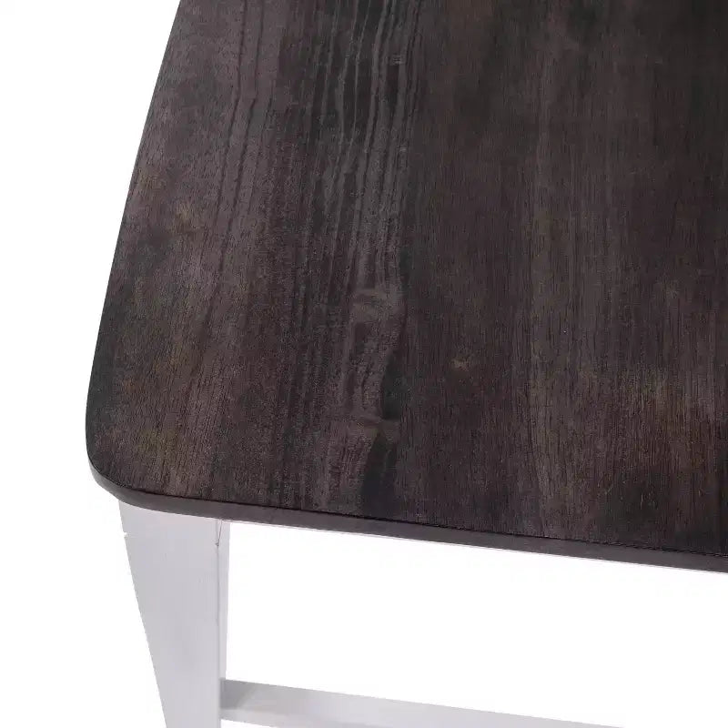 Tabourets de bar en bois massif, style ferme moderne