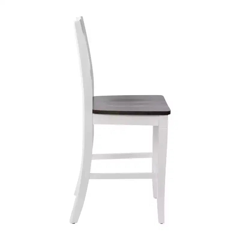 Tabourets de bar en bois massif, style ferme moderne