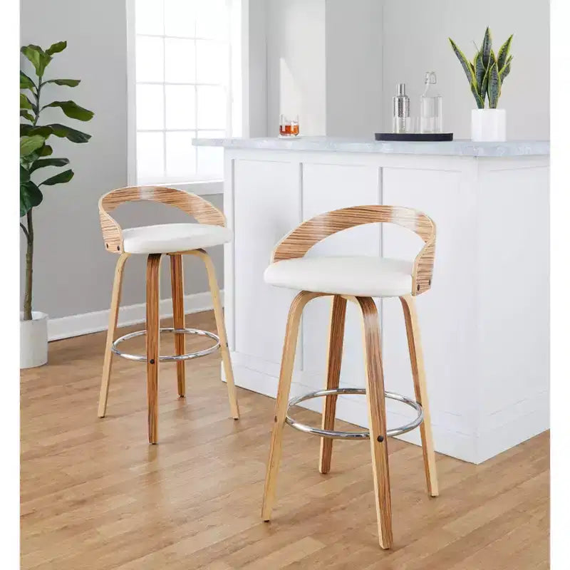 Tabourets de bar pivotants