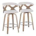 Set of 2 Gardenia Counter Height Barstools - LumiSource